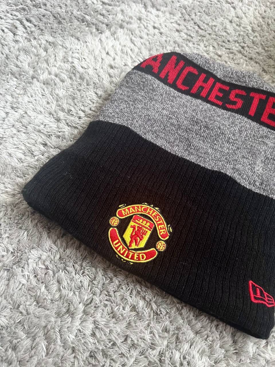 New Era Manchester United Hat New Era Vintage Soccer Logo Rare Size ONE SIZE - 2 Thumbnail
