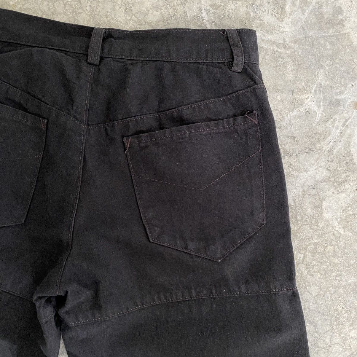 Jean Paul Gaultier Archive Gaultier Homme Objet Hemp Blend Wide Leg Jeans Size US 28 / EU 44 - 15 Thumbnail