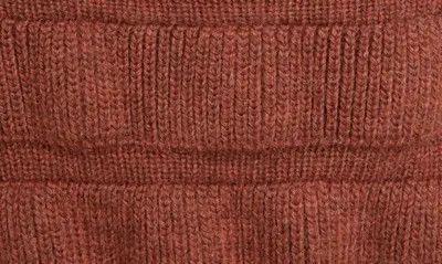 Saint Laurent Paris o1tp1o0125 Cropped Turtleneck Sweater In Wool in Marron Size L / US 10 / IT 46 - 7 Thumbnail