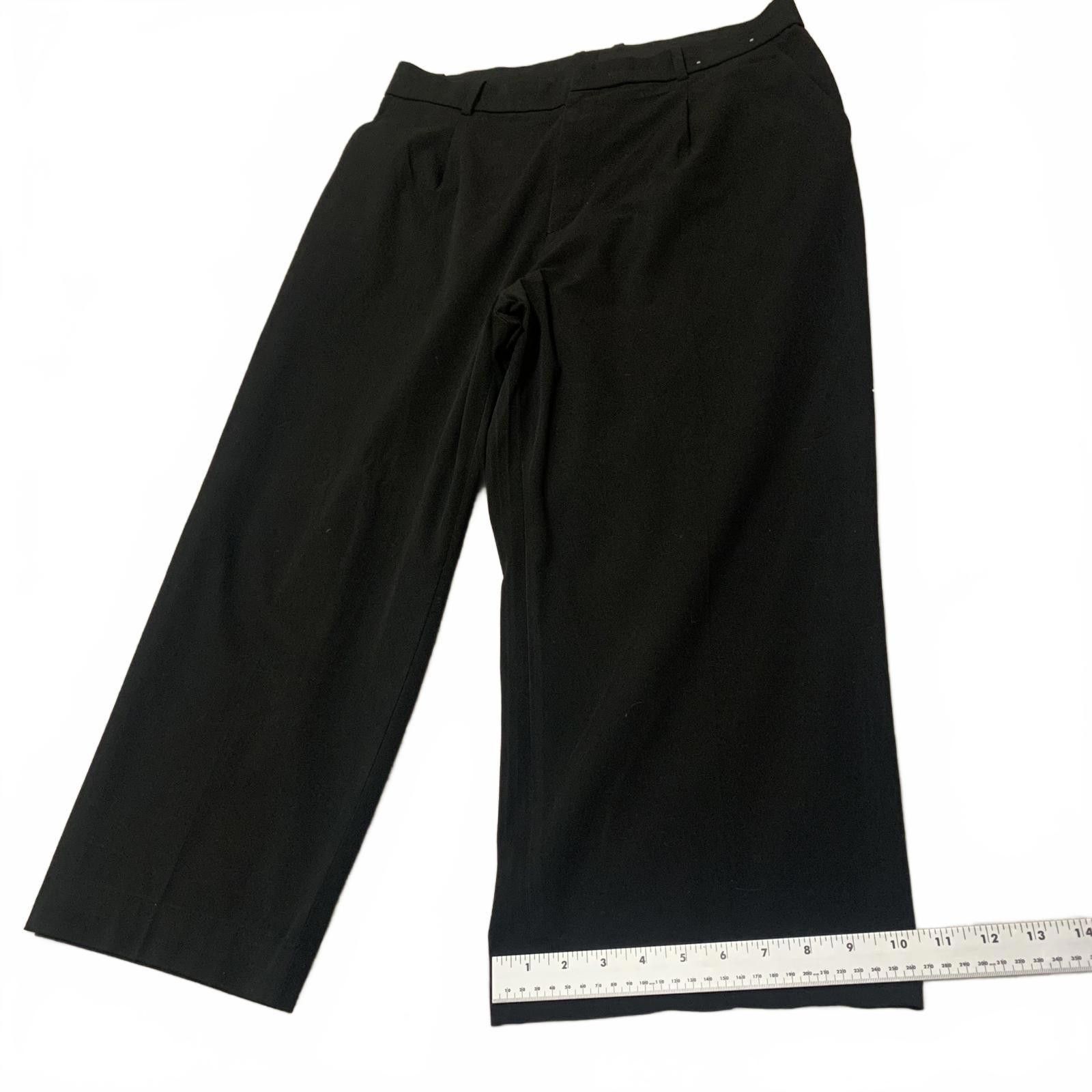 Uniqlo Uniqlo Women's Size ? Black Wide Leg Women's Pants Size 30" / US 8 / IT 44 - 5 Thumbnail