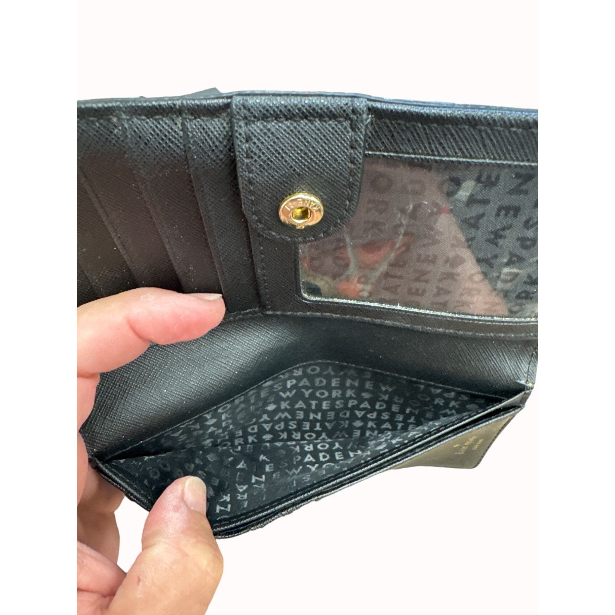 Kate Spade Kate Spade womens black 3.5x6.5 card holder wallet SKU 6459 Size ONE SIZE - 9 Thumbnail