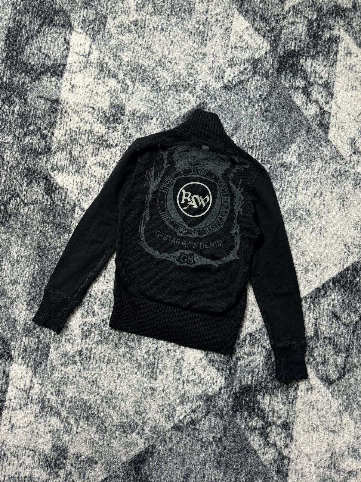 G-Star Vintage G Star Raw Sweater Zip up Mix Vest Knit Ribbed Y2K Size M / US 6-8 / IT 42-44 - 1 Thumbnail