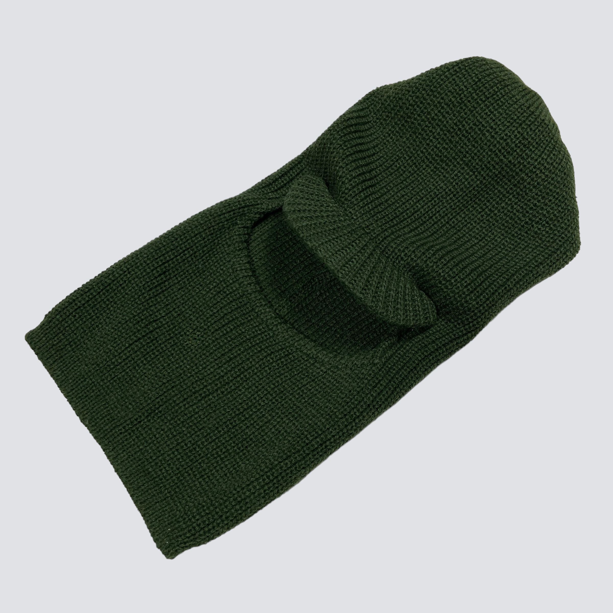 Vintage KNITTED BALACLAVA Y2K ARCHIVE VISOR NINJA SKI MASK - № 4144 Size ONE SIZE - 2 Thumbnail