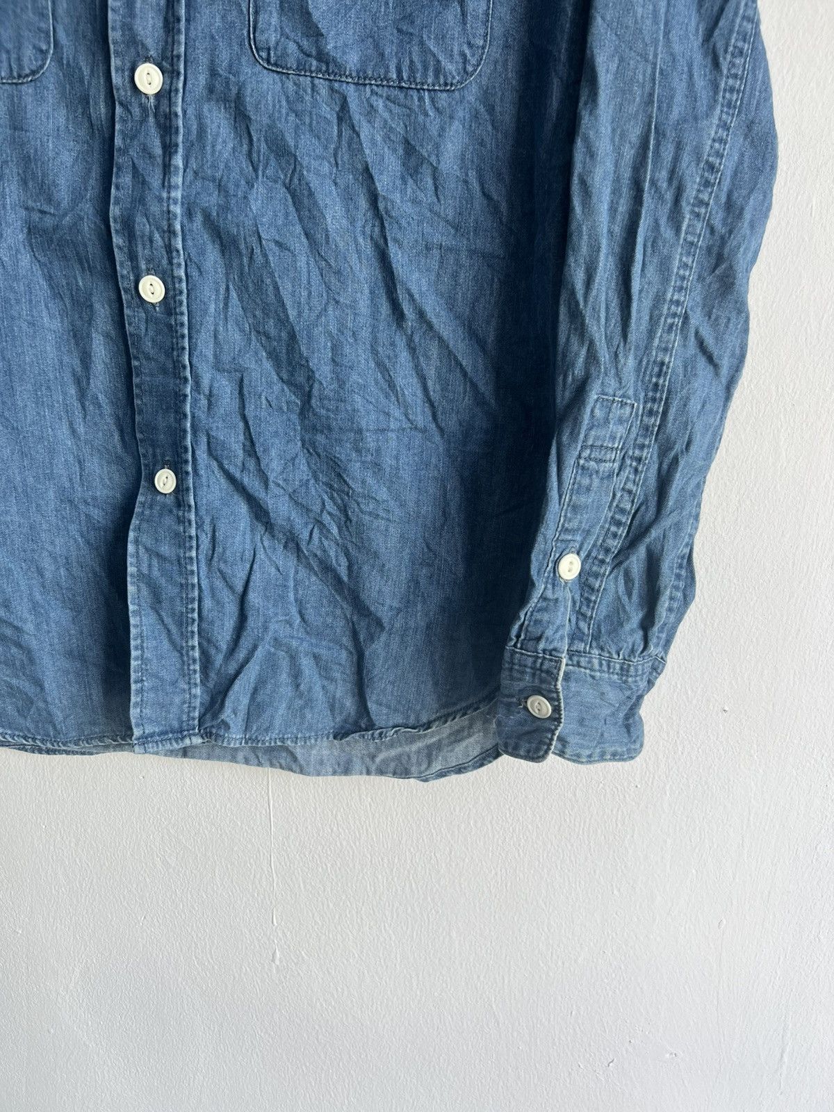 Wacko Maria FW14 Wacko Maria "Brighton Rockers" Marijuana Chambray Shirt Size US S / EU 44-46 / 1 - 6 Thumbnail