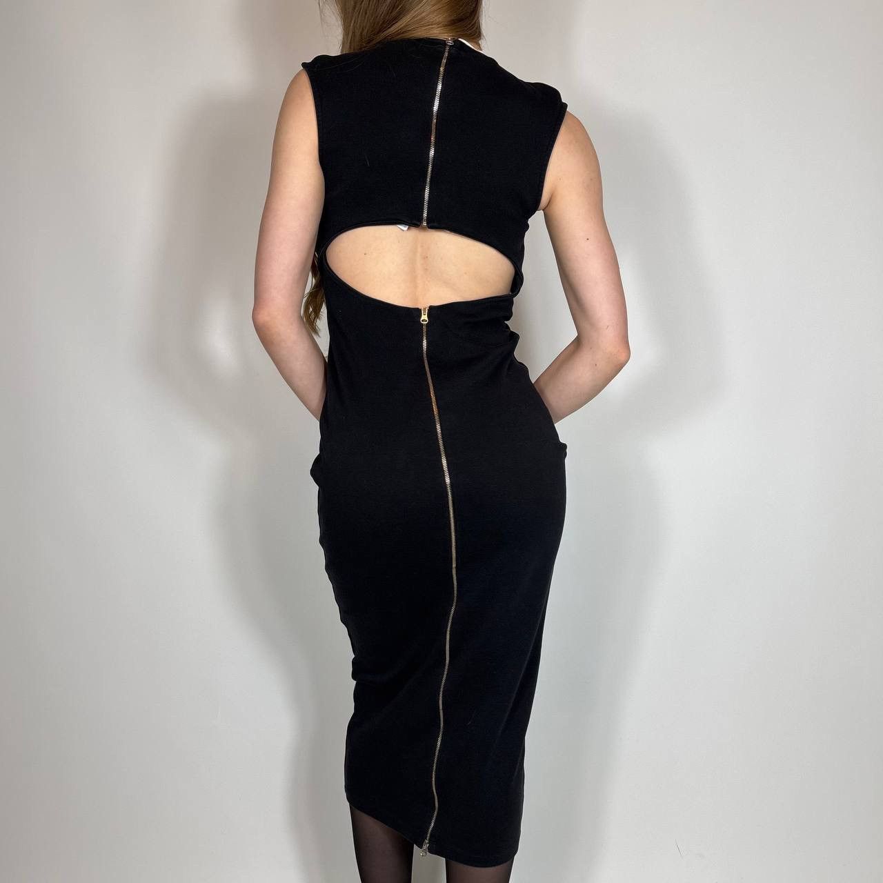 Alexander McQueen Vintage Y2K Alexander McQueen Thunder Of Darkness Maxi Dress Size S / US 4 / IT 40 - 2 Thumbnail