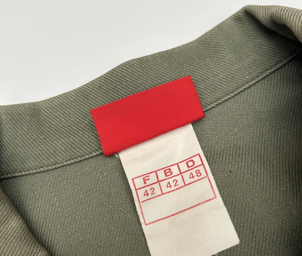 Japanese Brand × Vintage Vintage Adolphe Lafont Work Olive Zip Jacket Size US M / EU 48-50 / 2 - 8 Thumbnail