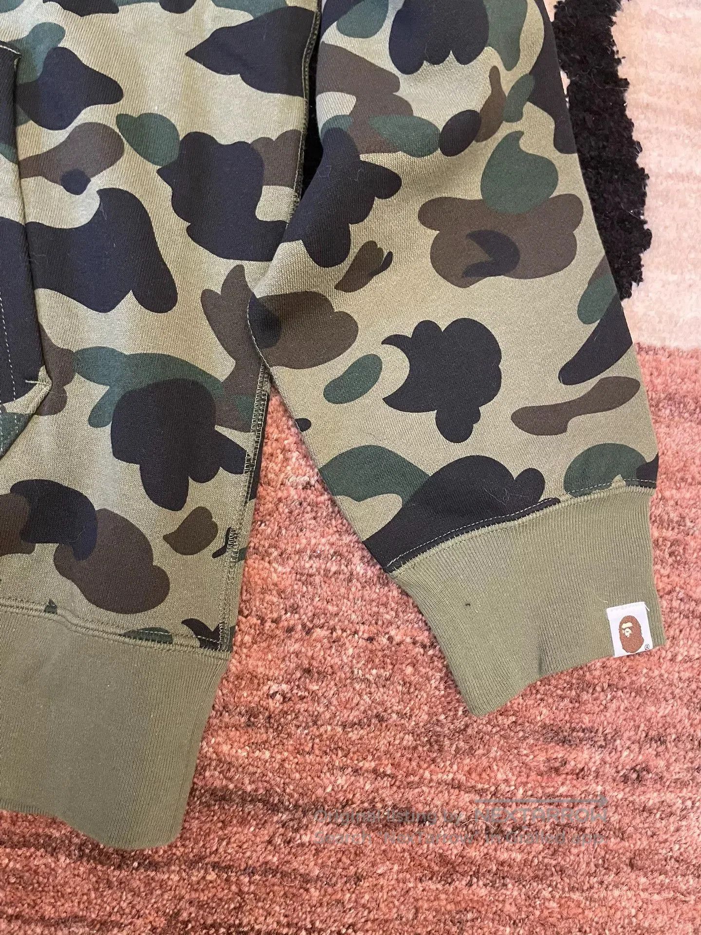 Bape Bape Classic Green Camo Hoodie. Size US XXL / EU 58 / 5 - 4 Thumbnail