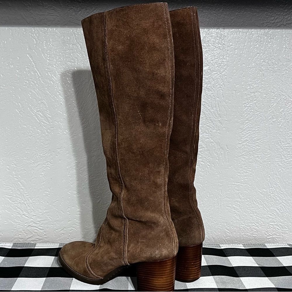 Other Stead & Simpson Tall Suede Leather Riding Boots Women’s Siz Size US 7 / IT 37 - 3 Thumbnail