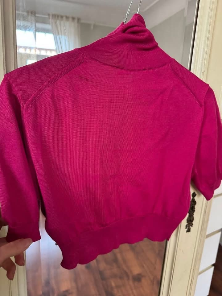 Dolce & Gabbana 100% silk Dolce Gabbana pink short turtleneck Size S / US 4 / IT 40 - 4 Thumbnail
