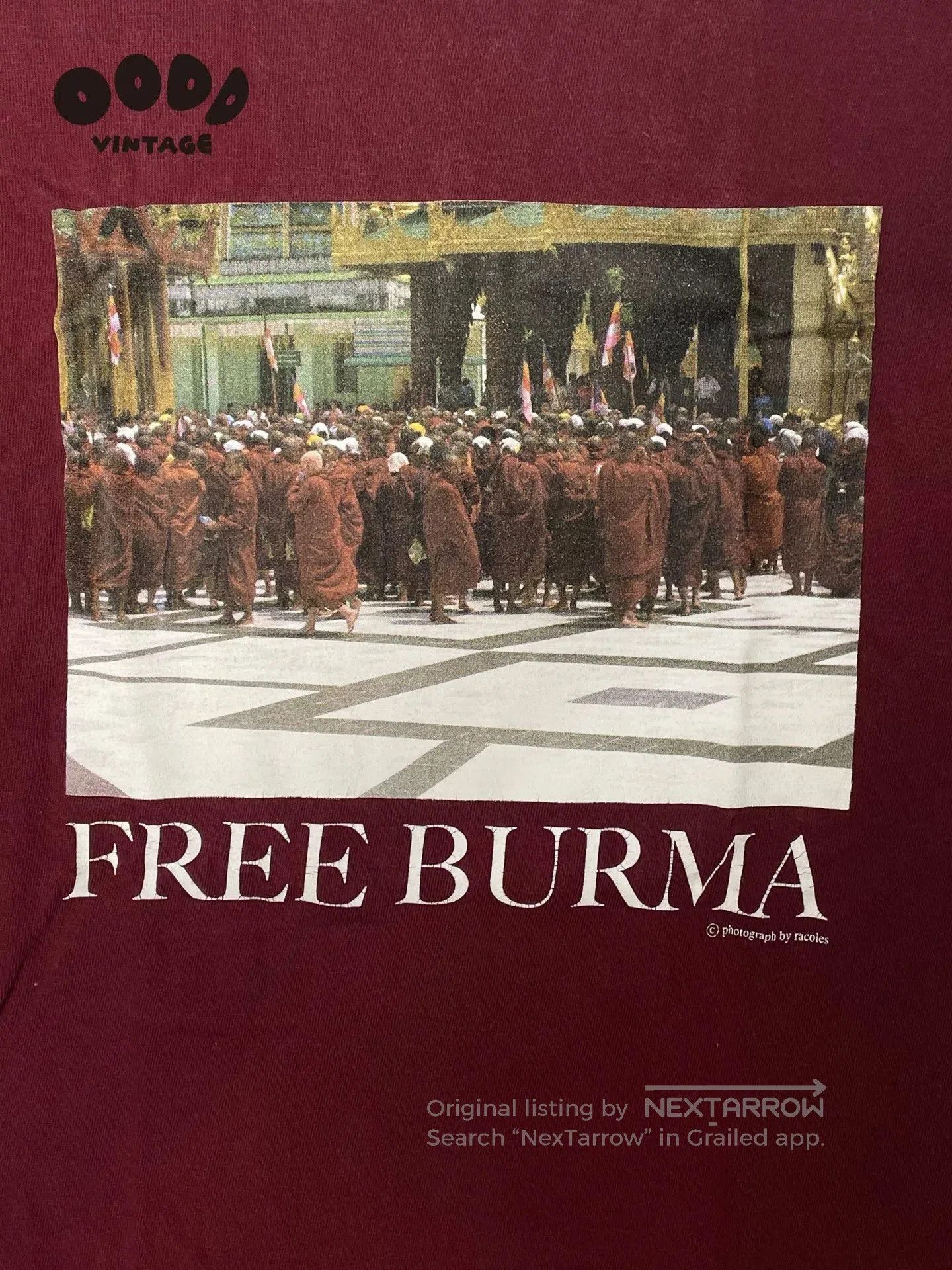 Undercover UNDERCOVER 2007 Free Burma T-Shirt. Size US M / EU 48-50 / 2 - 4 Thumbnail