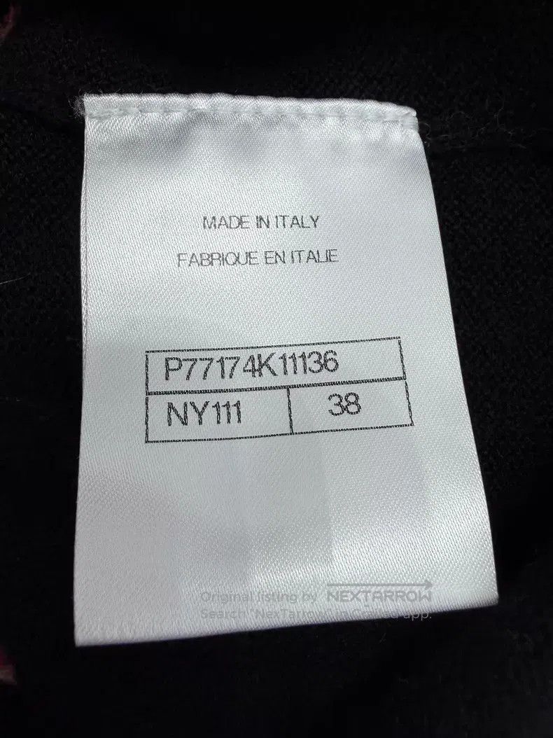 Chanel Chanel Black sequin logo floral knitted cardigan coat Size XS / US 0-2 / IT 36-38 - 5 Thumbnail