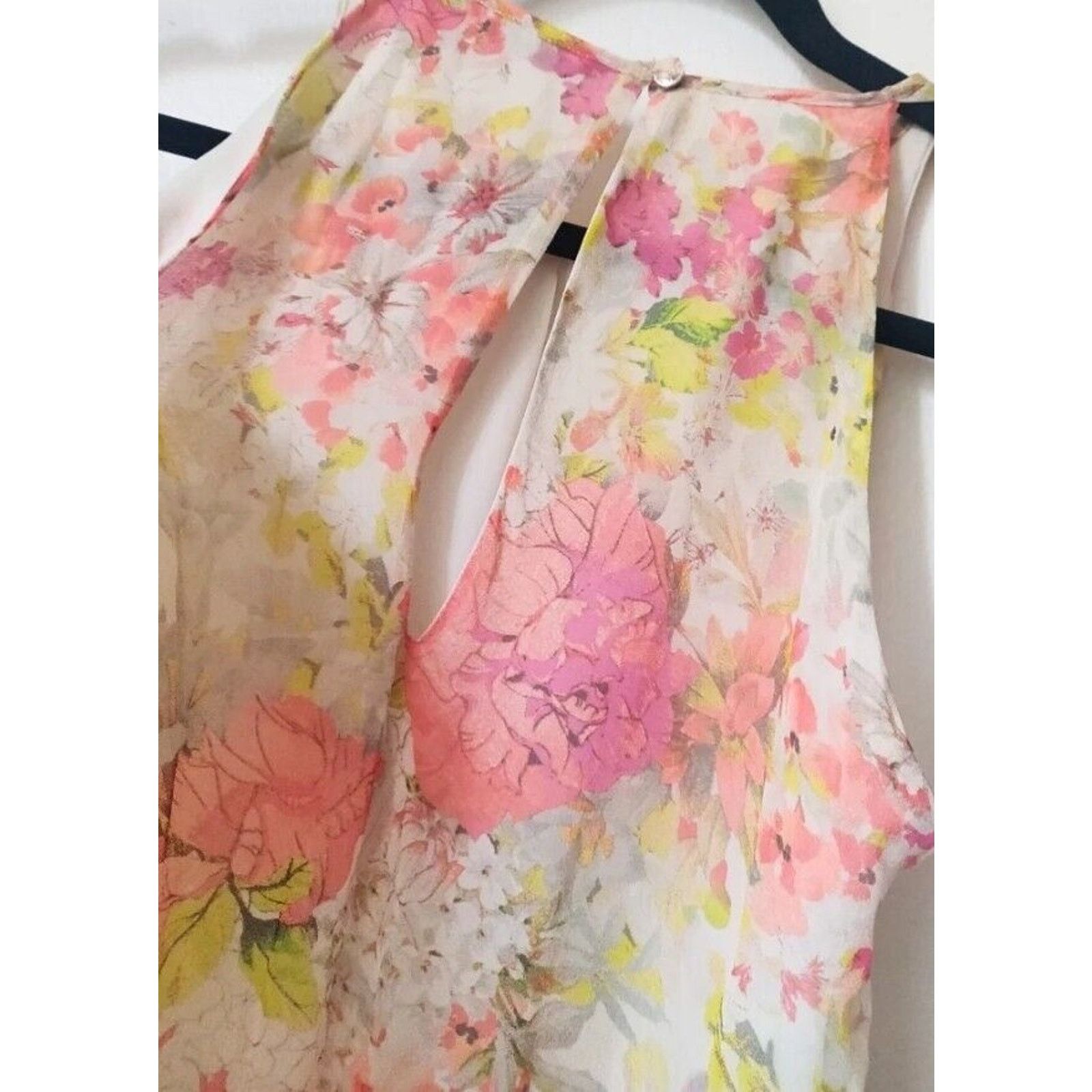Massimo Dutti MASSIMO DUTTI Silk Halter Maxi Women Dress Size US 10 / EU42 Size M / US 6-8 / IT 42-44 - 7 Thumbnail