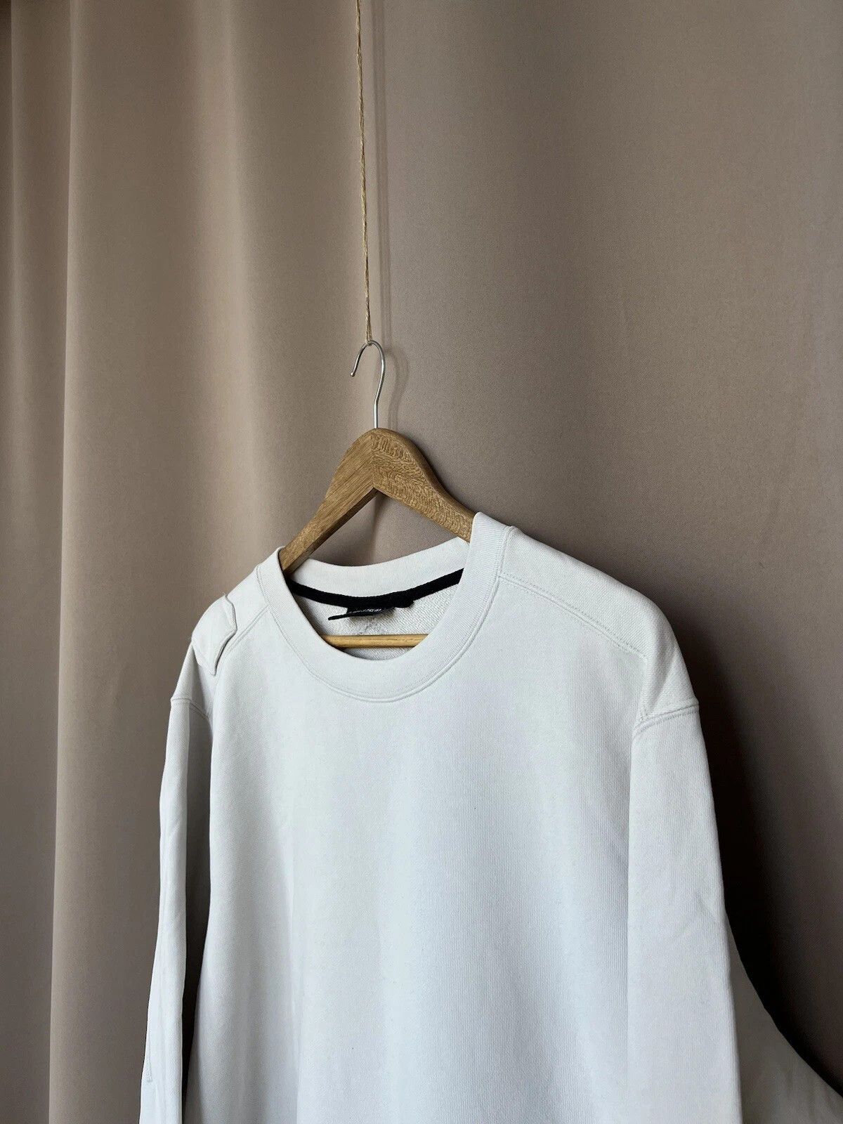 MA.STRUM Ma Strum White Sweatshirt Mens Size XXL Cotton Sweater Size US XXL / EU 58 / 5 - 4 Thumbnail