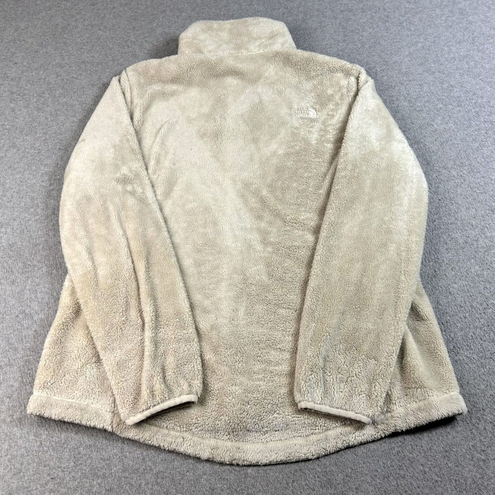 The North Face The North Face Osito Jacket Womens L Beige Fleece Full Zip Outdoor Hiking Size L / US 10 / IT 46 - 2 Thumbnail
