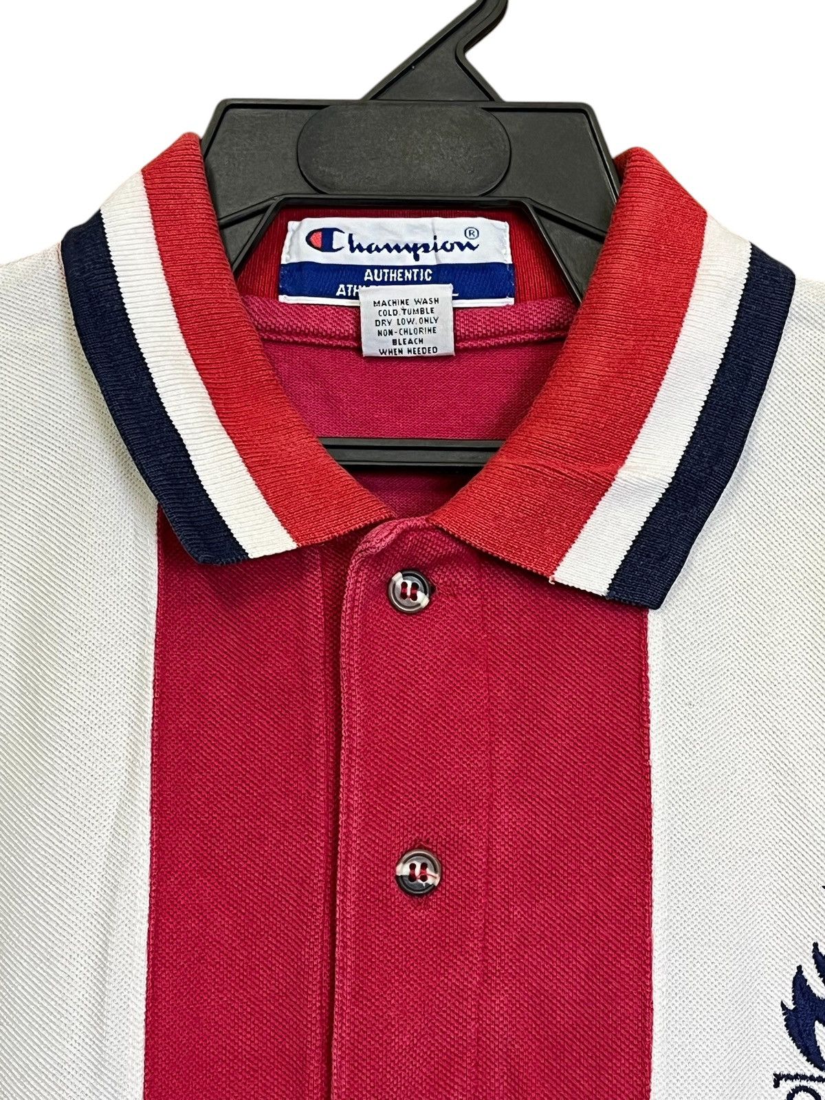 USA Olympics Rare🔥Vintage champion OLYMPIC ATLANTA 1996 polo shirt Size US L / EU 52-54 / 3 - 4 Thumbnail