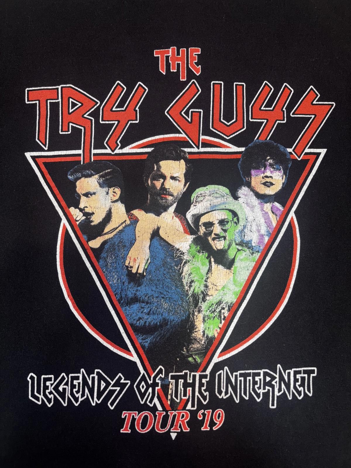 Designer The Try Guys Legends of the Internet Tour '19 T-Shirt Size US M / EU 48-50 / 2 - 2 Thumbnail