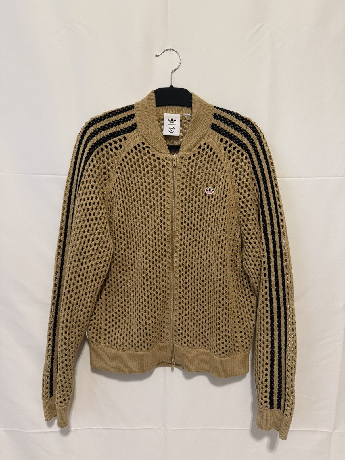 Adidas x Clot by Edison Chen Crochet SST Track Top White