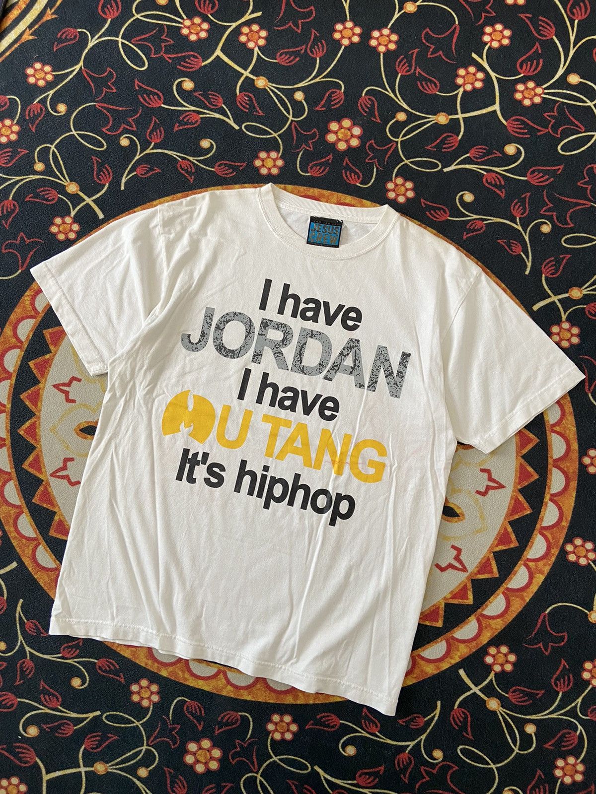 Band Tees × Jordan Brand WUTANG X AIR JORDAN TEE Size US XL / EU 56 / 4 - 2 Thumbnail
