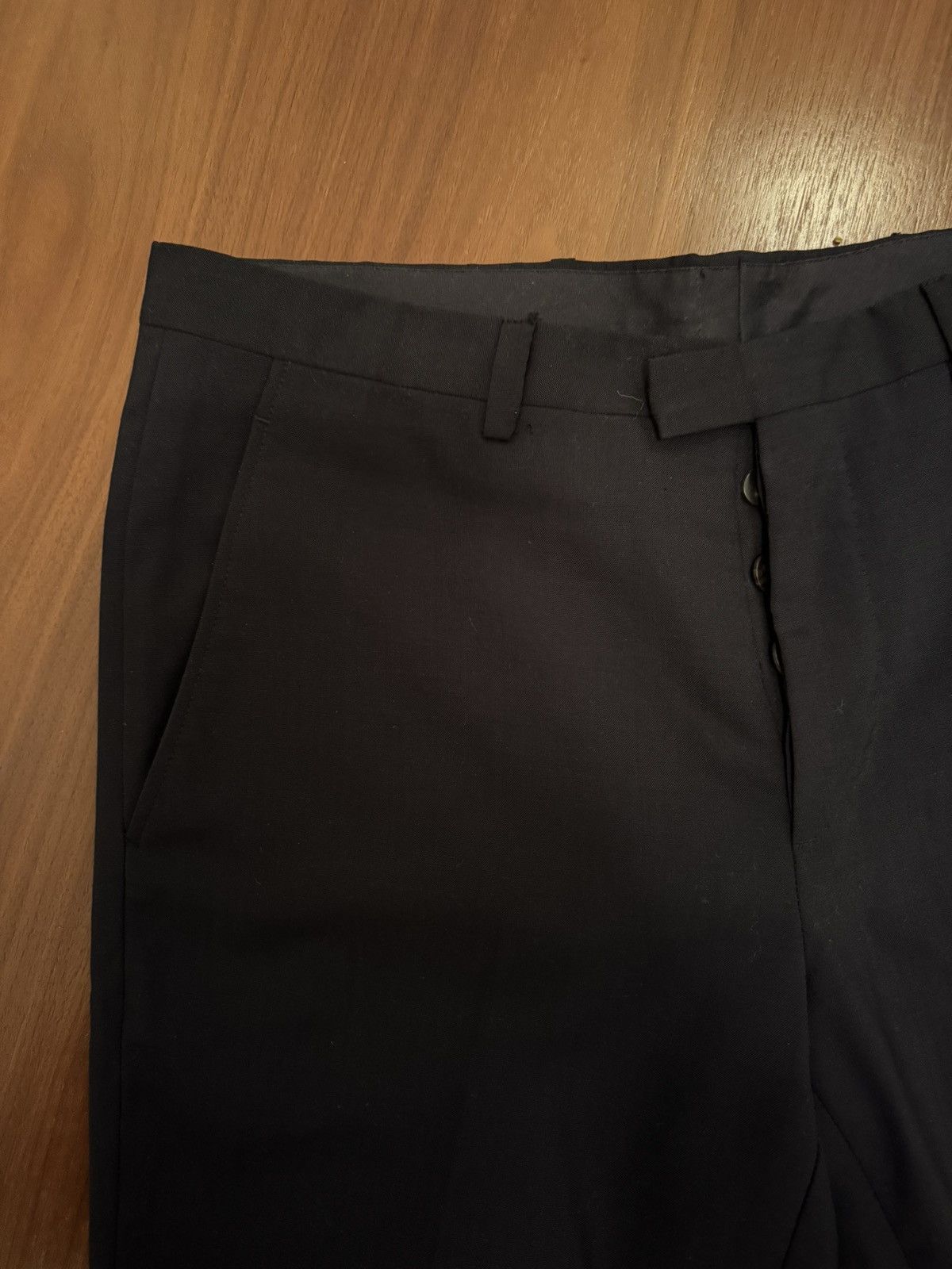 Jil Sander Jil Sander Tailored Navy Wool Trousers Size 48 Size 48R - 4 Thumbnail
