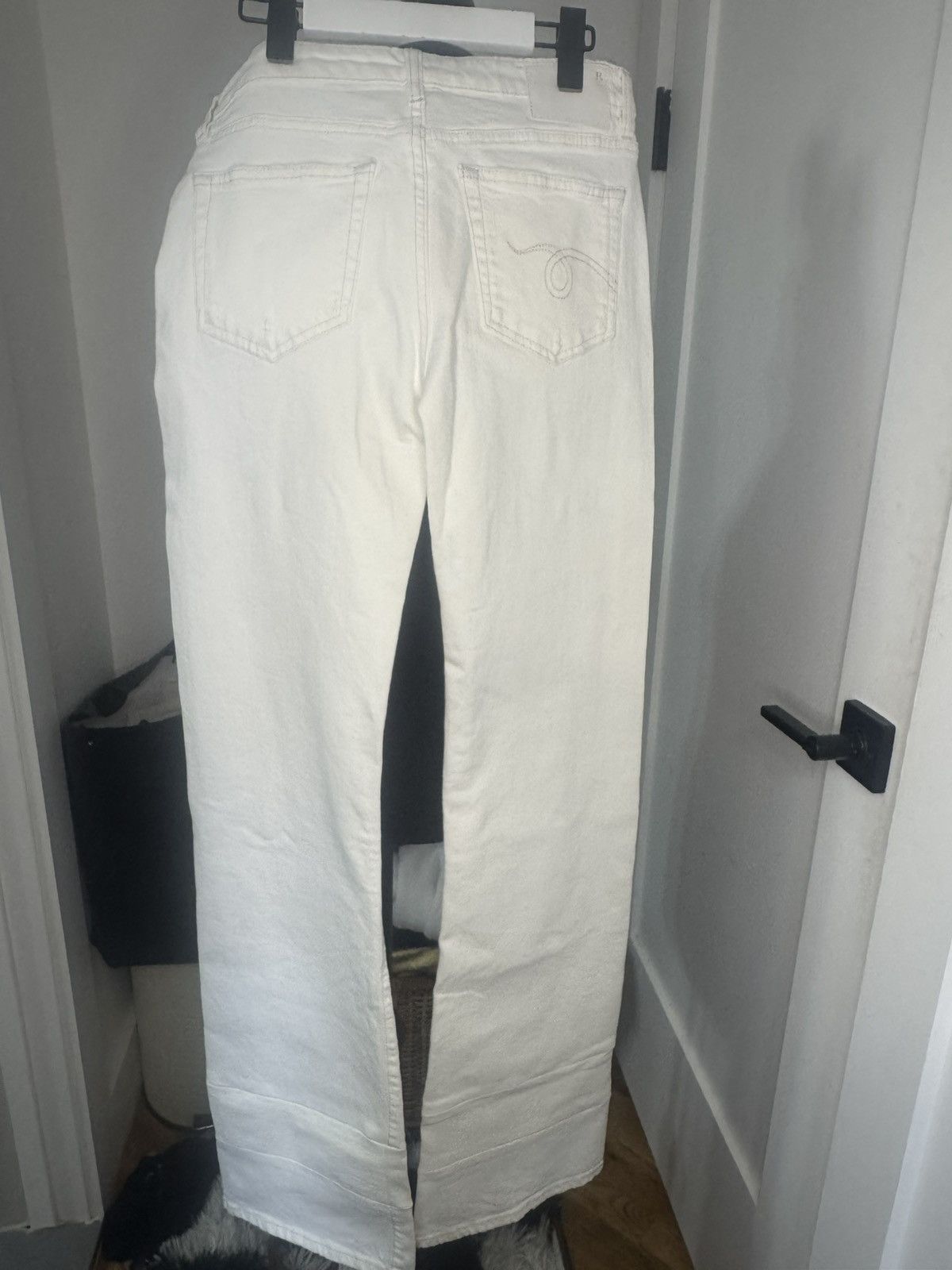 R13 R13 Boy Flare - Aerin White Size 26" / US 2 / IT 38 - 2 Thumbnail