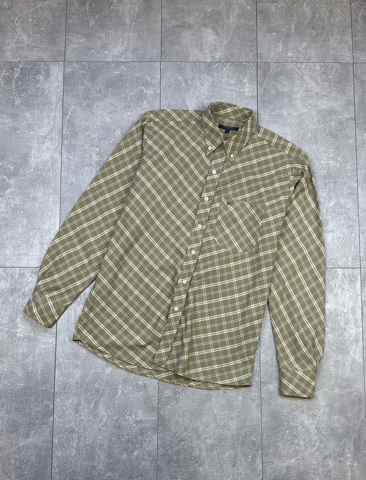 Burberry Burberry Vintage Rare Striped Shirts Button Up Size US S / EU 44-46 / 1 - 2 Thumbnail