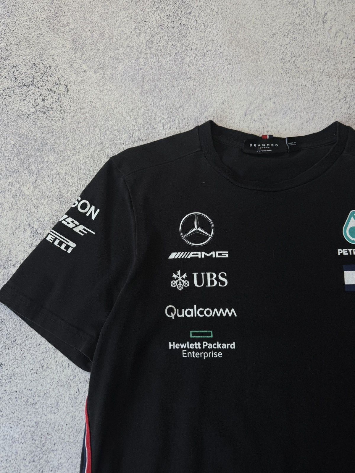 Mercedes-Benz Men's Mercedes Benz Petronas Hugo Boss Black Racing T-Shirt Size US S / EU 44-46 / 1 - 6 Thumbnail