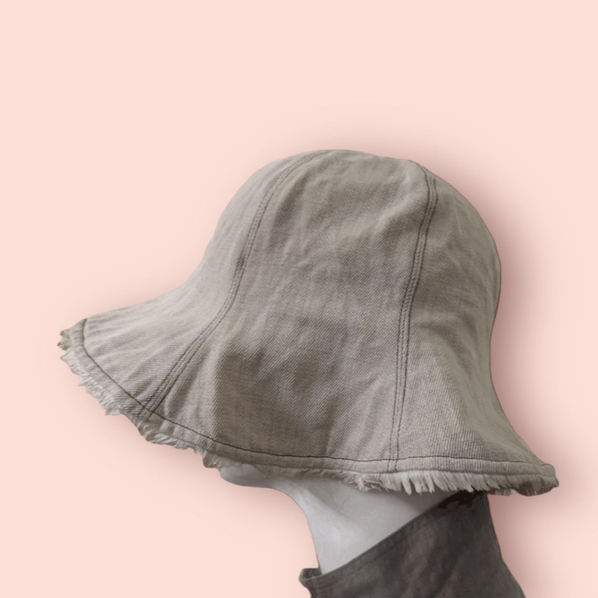 Other RARE DENIM BUCKET HAT JAPAN DESIGNER Size ONE SIZE - 7 Thumbnail