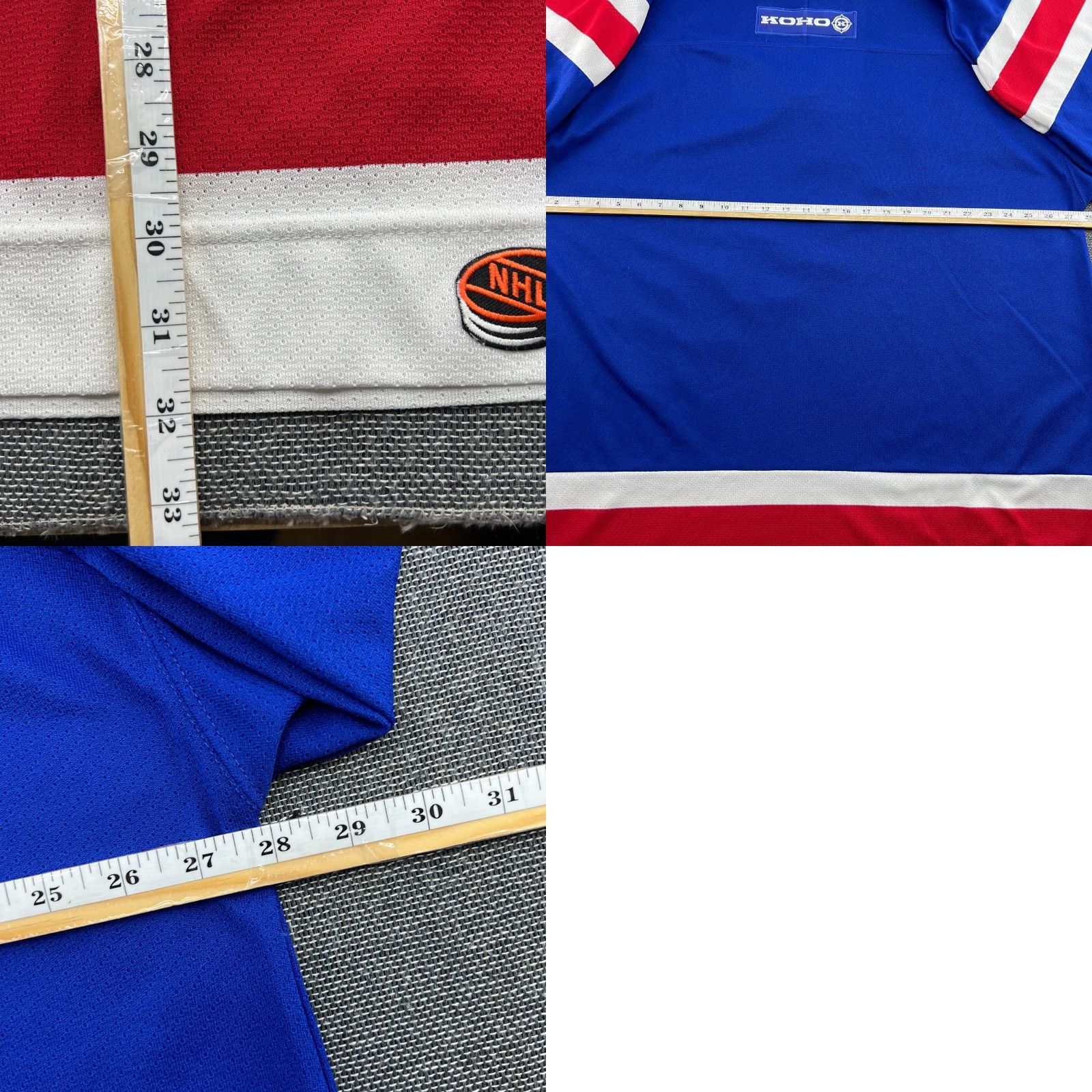 NHL KOHO New York Rangers Ice Hockey Jersey 2XL XXL NHL Shirt Men Blue Vintage Pattern Solid Size US XXL / EU 58 / 5 - 8 Thumbnail