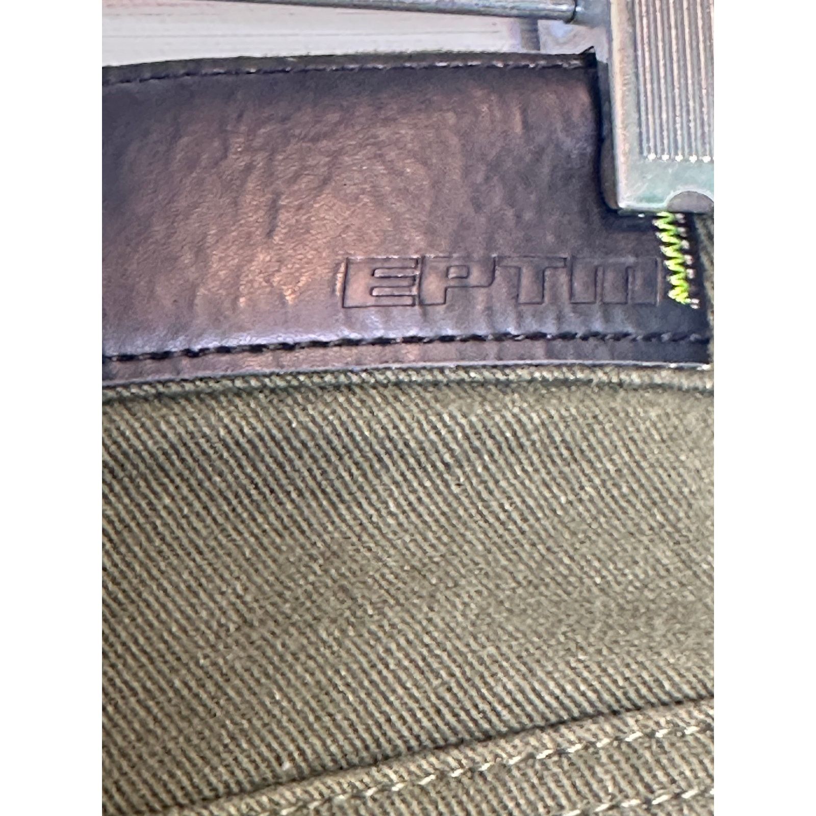EPTM. EPTM Lumi green flare jeans size Large Size US 34 / EU 50 - 6 Thumbnail