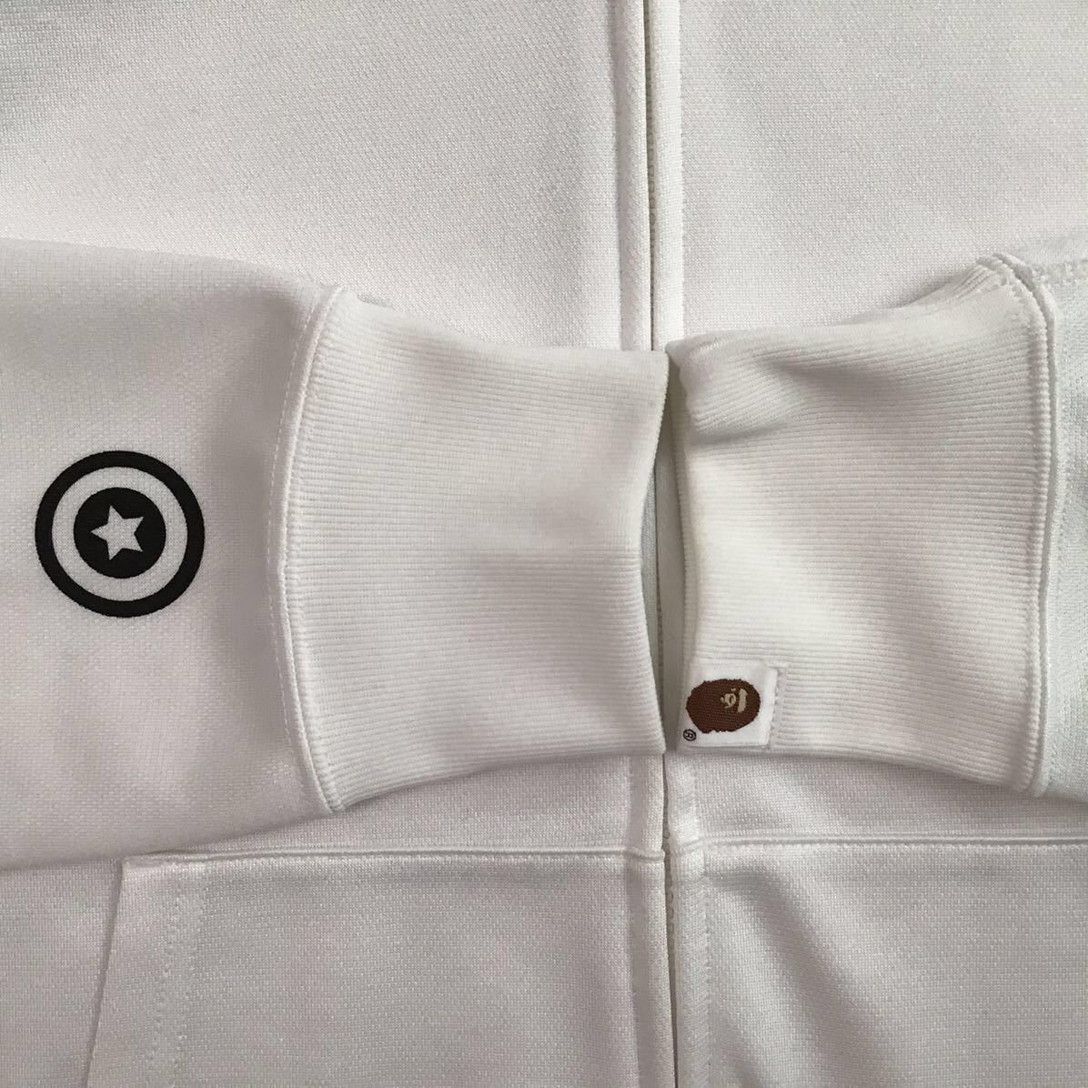 Bape BAPE camo Jersey shark full zip hoodie white a bathing ape Size US M / EU 48-50 / 2 - 6 Thumbnail