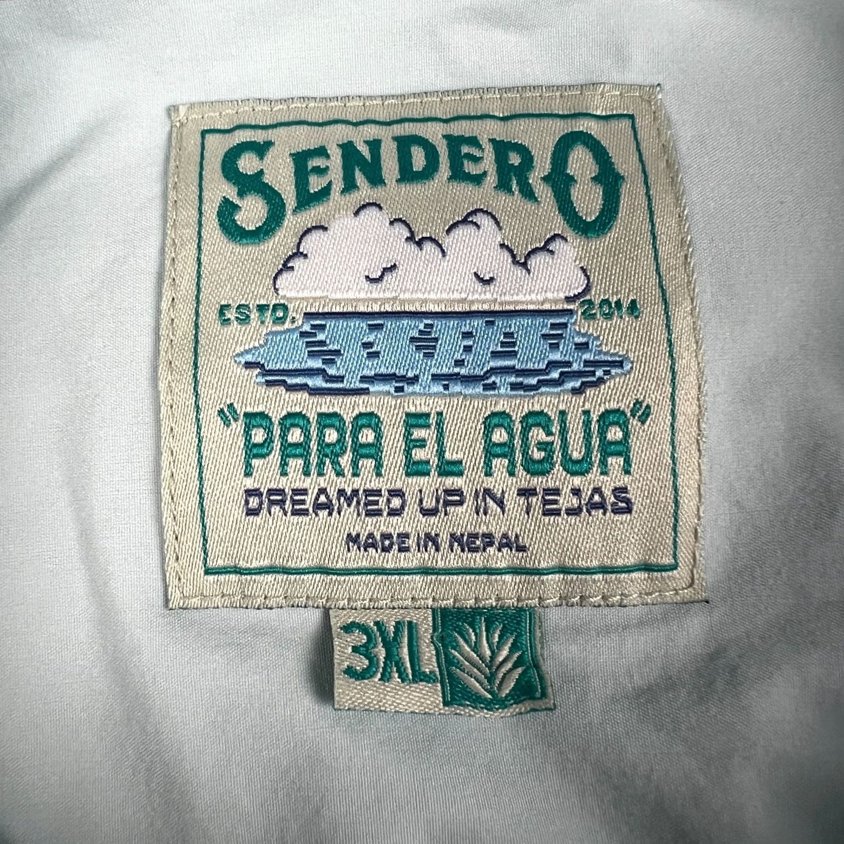 Vintage Sendero Confluence Tech Shirt Mens 3XL Blue Western Pearl Snap Long Sleeve Nylon Size US XXL / EU 58 / 5 - 3 Thumbnail