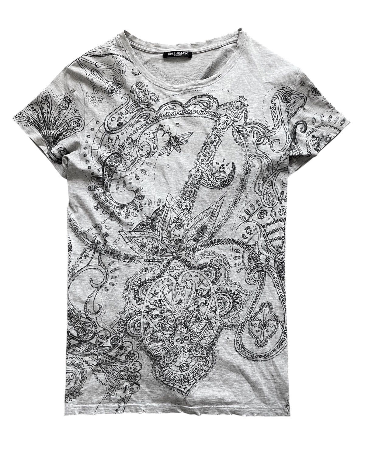 Balmain Balmain SS09 campaign tshirt by Christophe Decarnin