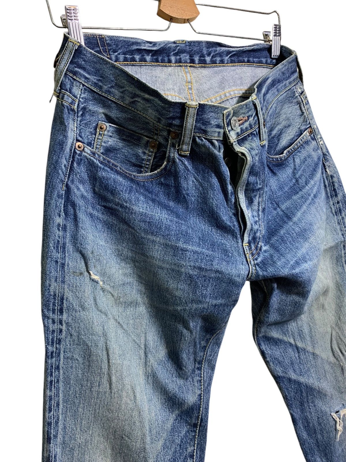 Denime 🔥DENIME JAPAN DISTRESSED JEANS W32 Size US 32 / EU 48 - 5 Thumbnail
