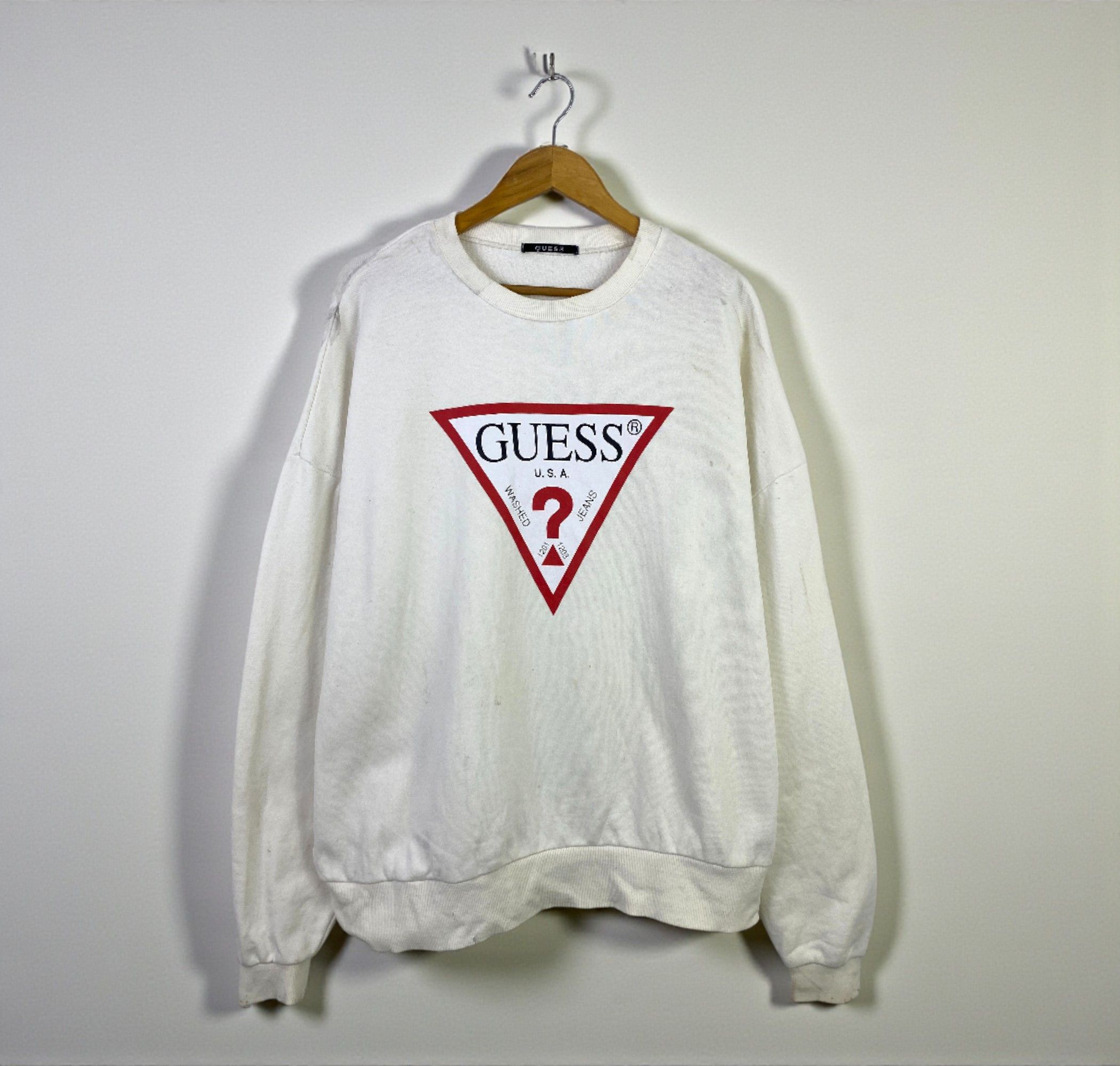 Guess Vintage Guess Printed Pullover Crewneck Sweatshirt SH0343 Size US M / EU 48-50 / 2 - 1 Thumbnail