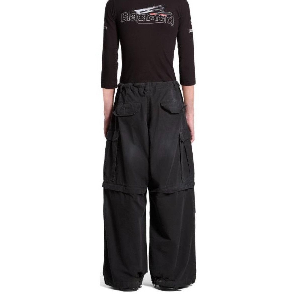 Balenciaga Balenciaga 24fw Dirty Mud Cargo Wide Leg Overalls pants 250 Size US 26 / EU 42 - 7 Thumbnail