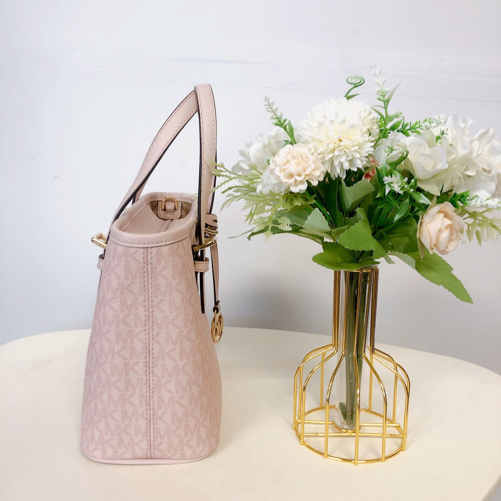 Michael Kors MICHAEL KORS 35T9GTVT0B Jet Set Travel XS Top-Zip Tote BLUSH Size ONE SIZE - 4 Thumbnail