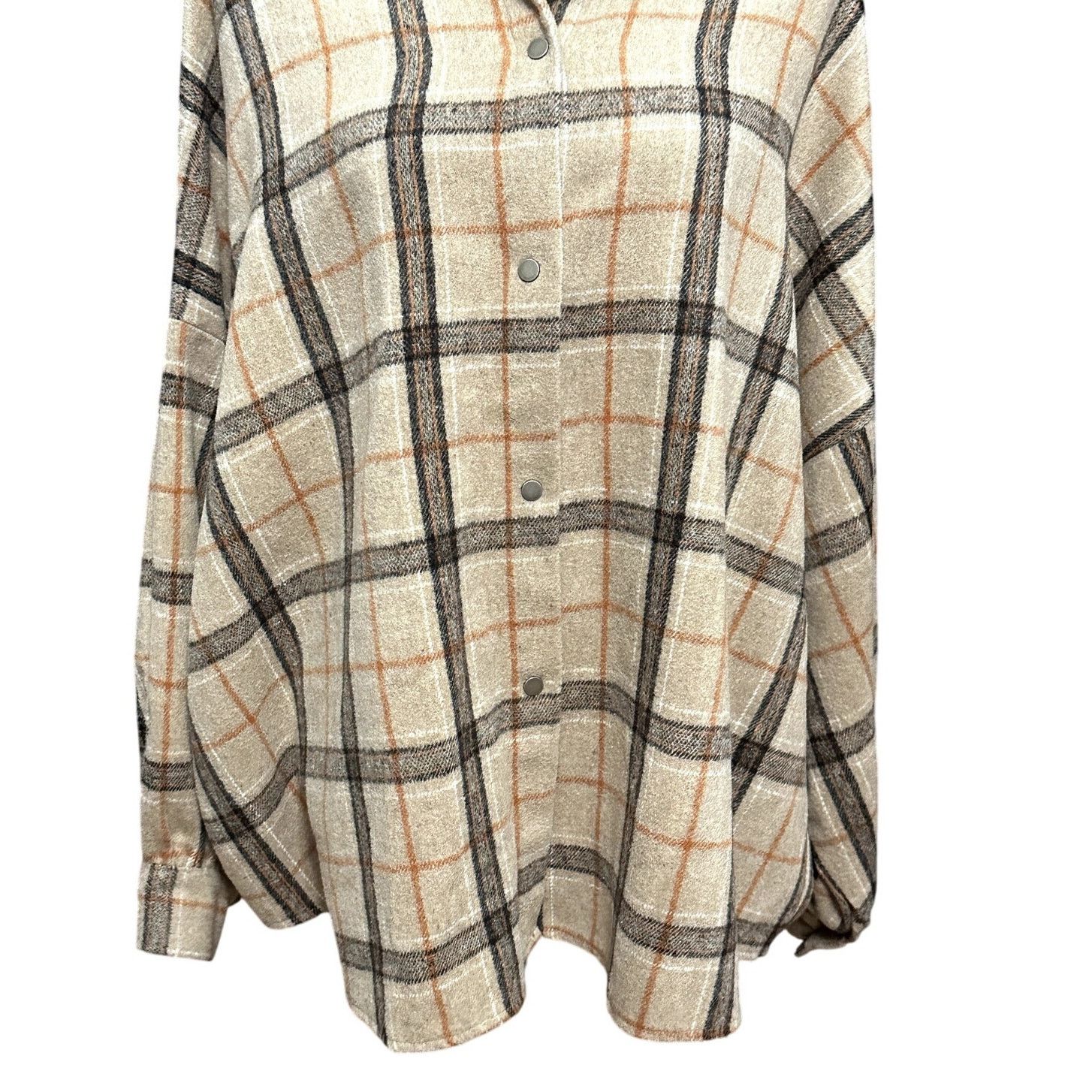 Other E;Ann Design By Korea Plaid Flannel Shirt Jacket LongSleeve Size L / US 10 / IT 46 - 3 Thumbnail