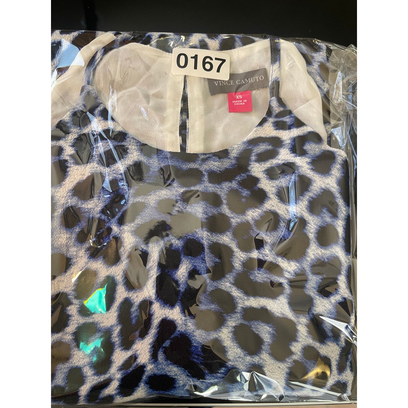 Vince Camuto Vince Camuto Blue Leopard Halter Mini Dress XS Animal Print Size XS / US 0-2 / IT 36-38 - 8 Thumbnail