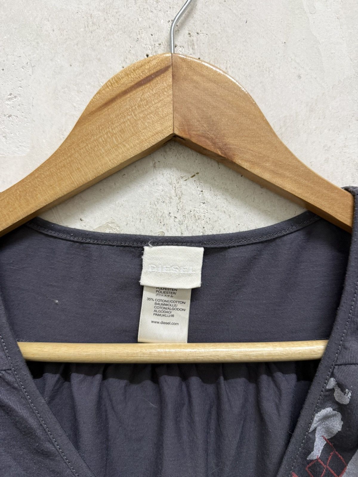 Diesel 2000s Sexy Gothic Diesel y2k Crop Top Size XS / US 0-2 / IT 36-38 - 4 Thumbnail