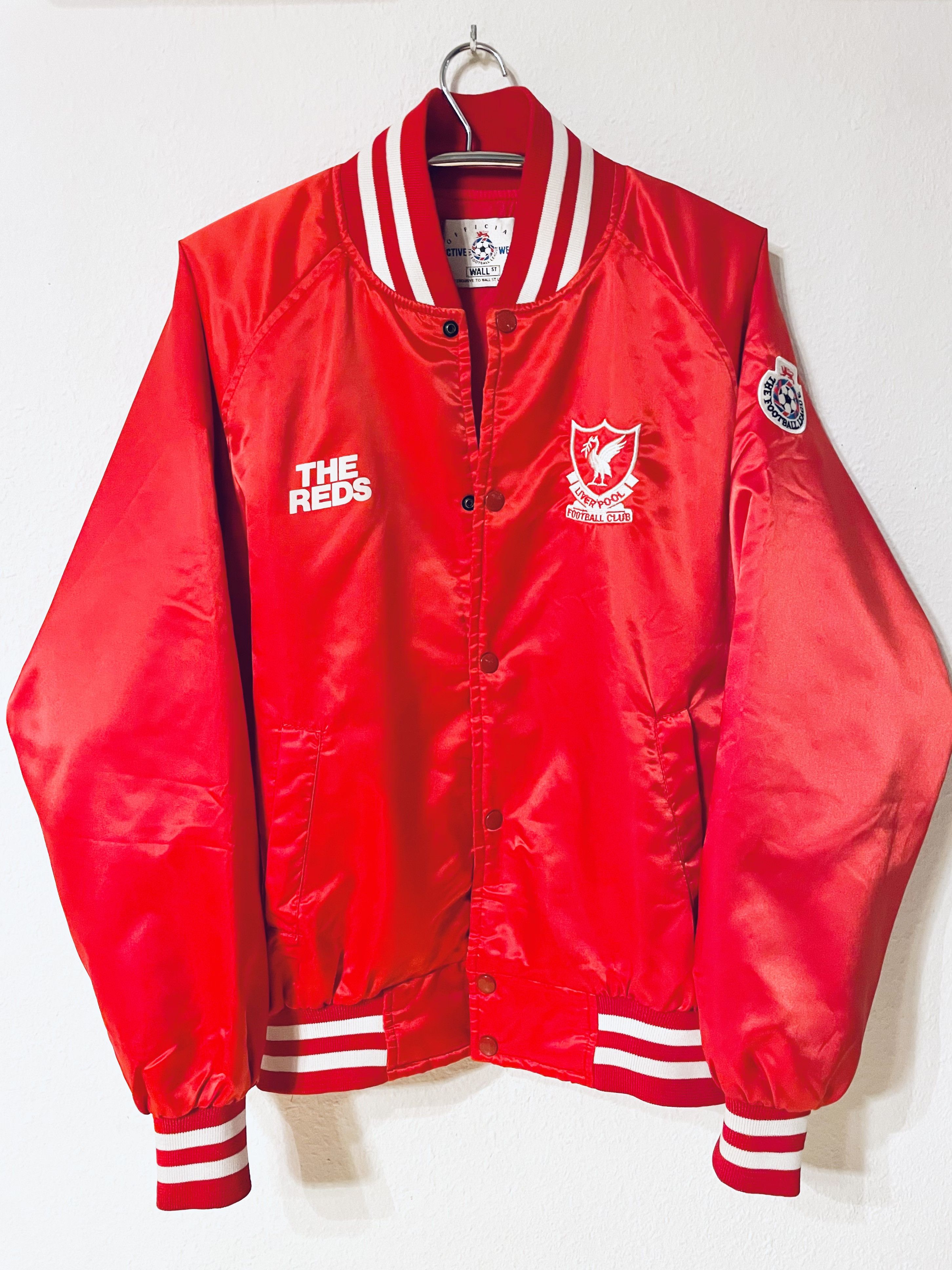 Vintage Liverpool Football League 1989 - 1992 Bomber Varsity Jacket Size US L / EU 52-54 / 3 - 1 Thumbnail