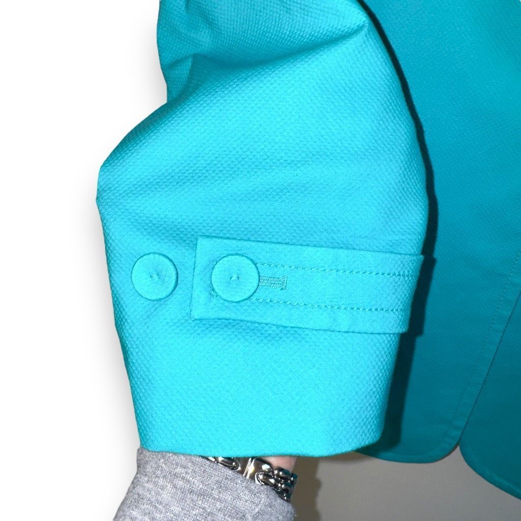 Other NWT Talbots Petites Teal Blue Sport Jacket Size 12P Size XL / US 12-14 / IT 48-50 - 5 Thumbnail