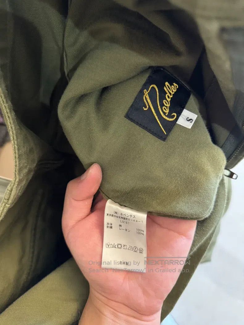 Needles Needles size S Butterfly set embroidered army pants Size US 38 / EU 54 - 3 Thumbnail