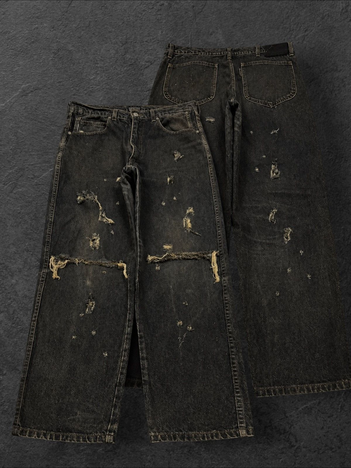 Levi's 90s Vintage Levi’s Distressed Japan Jeans Size US 34 / EU 50 - 1 Thumbnail