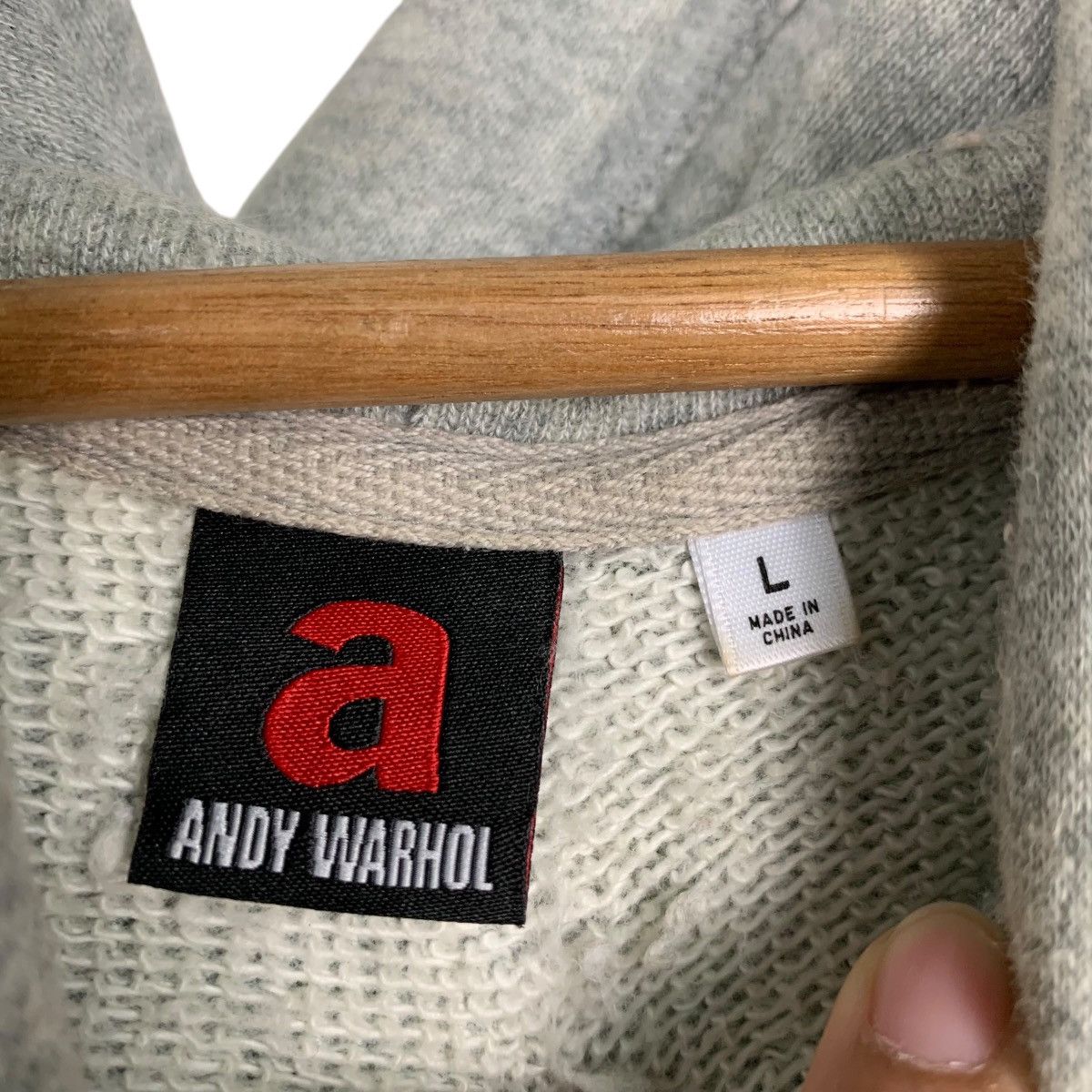 Andy Warhol ANDY WARHOL Big Logo Pullover Hoodies Sweatshirts #1991-C86 Size L / US 10 / IT 46 - 14 Thumbnail