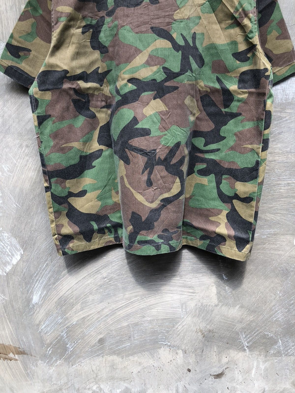 Japanese Brand Unknown - Army Men Button Up Shirt Size US L / EU 52-54 / 3 - 8 Thumbnail