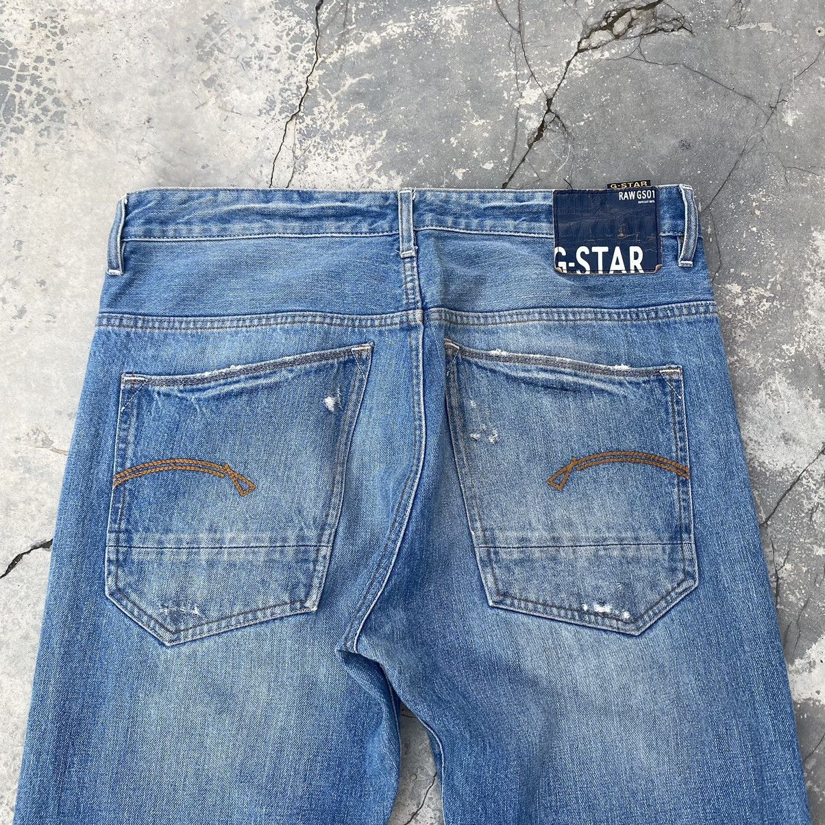 G-Star × Pharrell G STAR Stone Washed Jeans Size US 36 / EU 52 - 4 Thumbnail