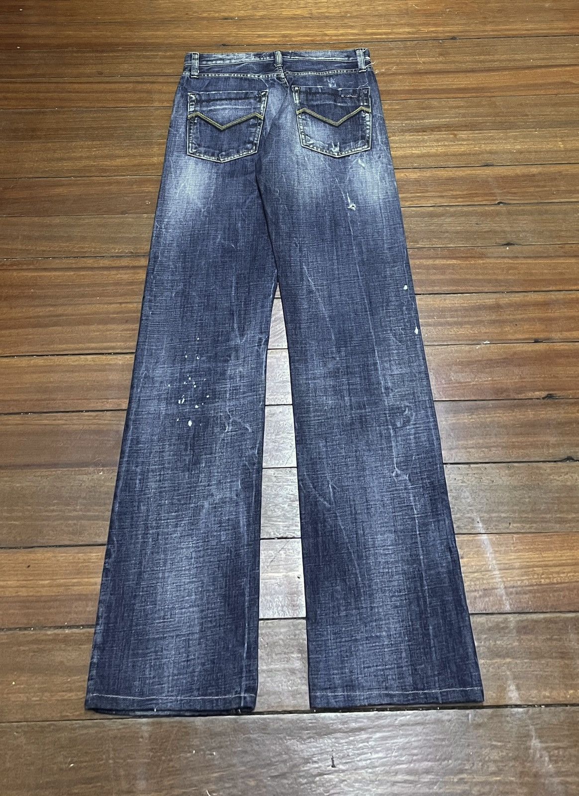 Energie Rare Design Vintage Brand Energie Distressed Jeans 2000s Size US 31 - 2 Thumbnail