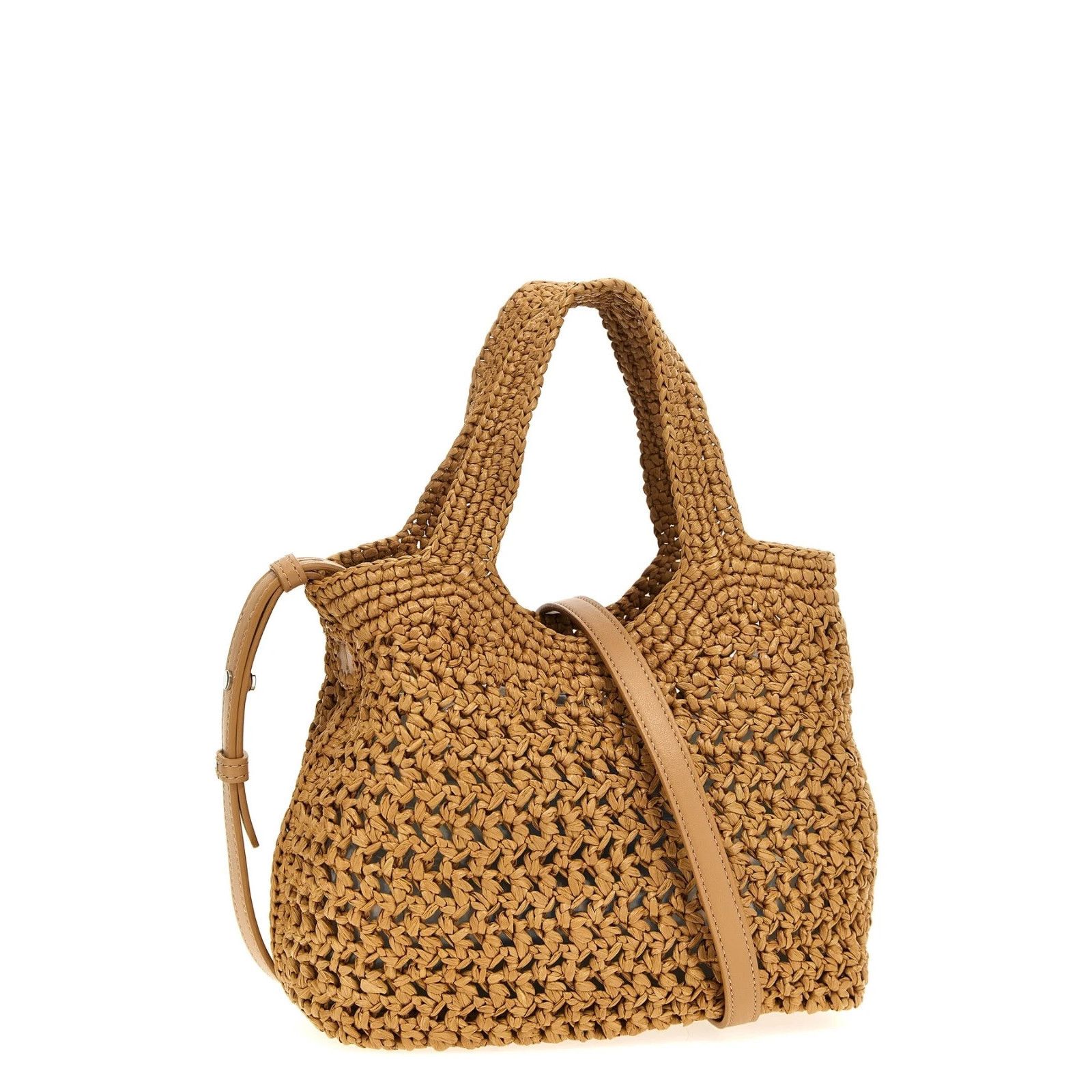 Tod's TOD'S Small Beige Raffia Shoulder Bag New And Authentic Size ONE SIZE - 2 Thumbnail