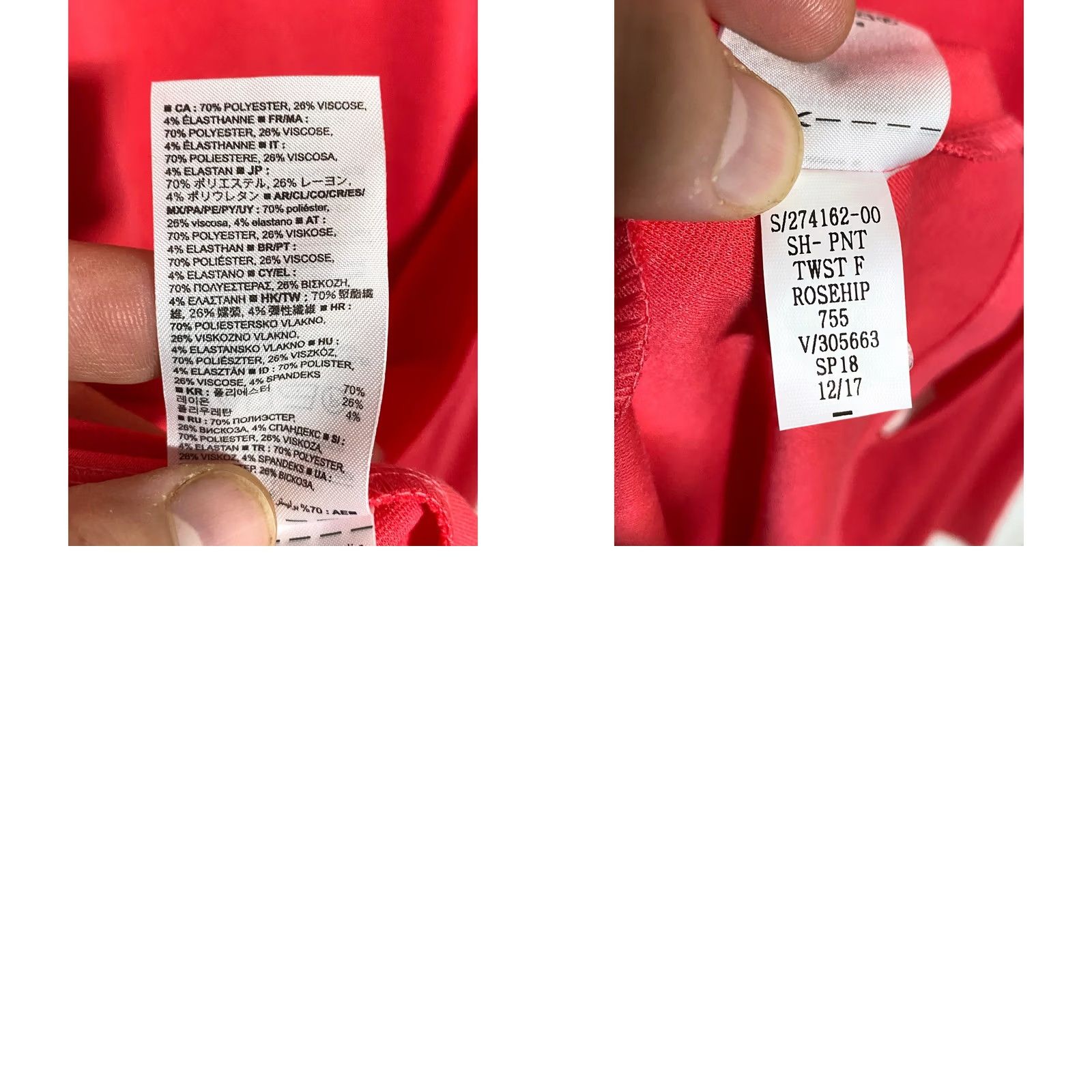 Gap Gap Pink Fit & Flare Dress Sz 18 Open Back Tie Neck Spring Vacation NWT Womens Dress Tight Cap Sleeve Casual Party/Cocktail Size XXL / US 16-18 / IT 52-54 - 8 Thumbnail