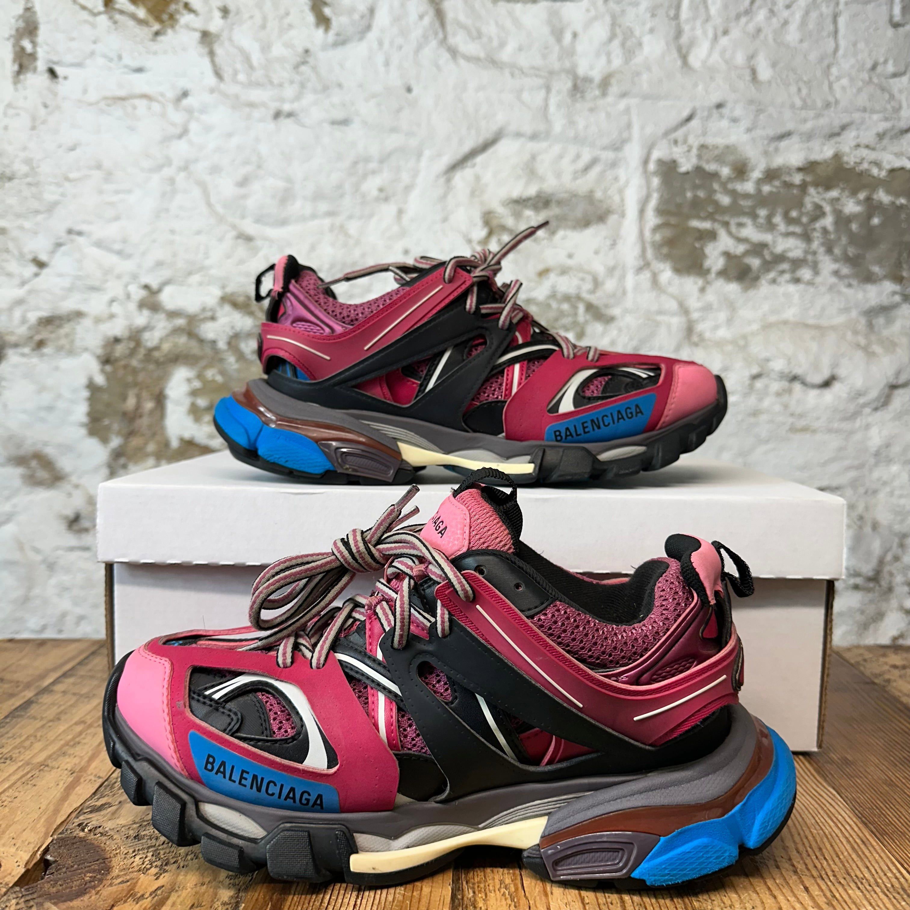 Balenciaga Balenciaga Track Runner Pink Black Blue Sneaker Sz 5 (37) Size US 5 / EU 37 - 1 Thumbnail